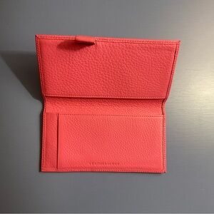 Leatherology pink Checkbook Cover